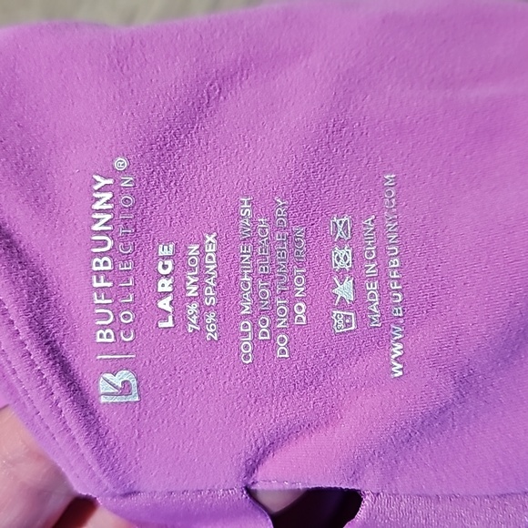 Buffbunny Candy Wrap Sports Bra Size Large Color Pink - Picture 7 of 7